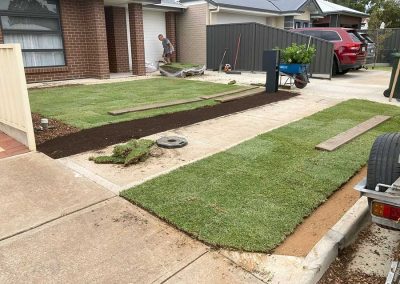 Marion new build landscaping